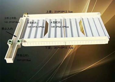 Trung Quốc Mịn hàng bê tông bề mặt hàng rào bài khuôn mẫu, ABS nhựa xi măng hàng rào khuôn mẫu nhà cung cấp