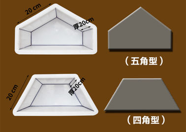 Trung Quốc Nửa hình lục giác Paver khuôn mẫu PP Vật liệu 20 * 20cm độ dẻo dai tốt nhà cung cấp